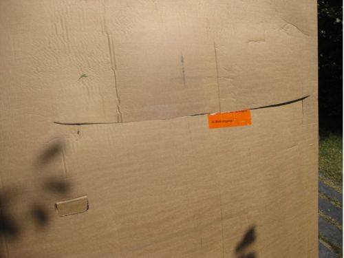 Außenseite mit Schnitt
